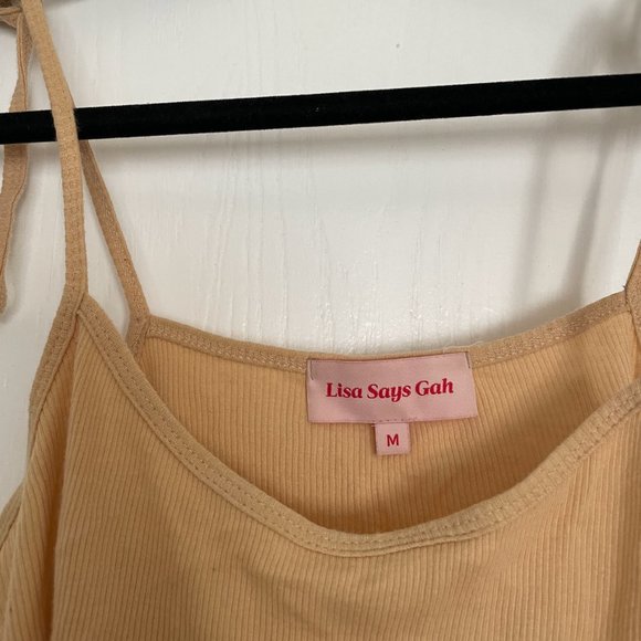 Lisa Says Gah Tie-strap Cami - Picture 2 of 2